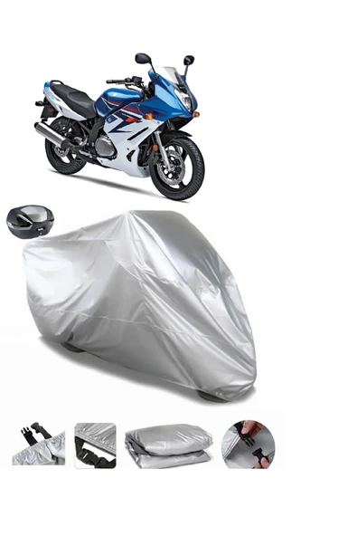 Suzuki GS 500 Su  Geçirmez Motosiket Brandası Arka Çanta Uyumlu ürün görseli 1