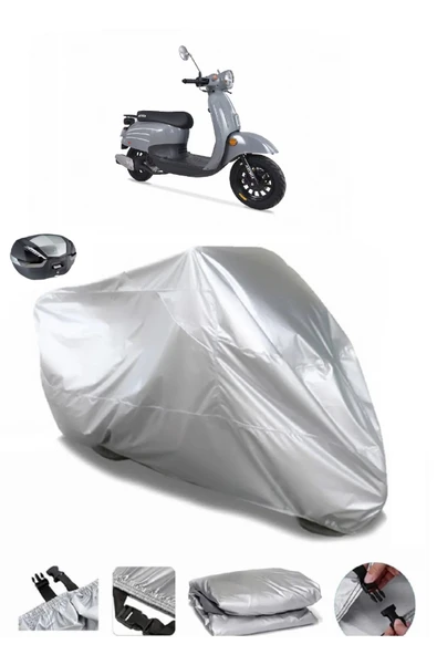 Arora Dazzle 50 Su  Geçirmez Motosiket Brandası Arka Çanta Uyumlu ürün görseli 1