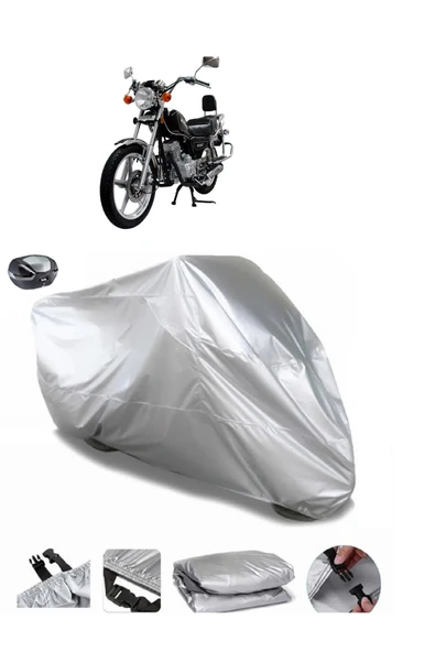 Mondial 150 KT Su  Geçirmez Motosiket Brandası Arka Çanta Uyumlu ürün görseli 1