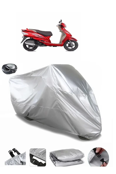 TVS Wego Su  Geçirmez Motosiket Brandası Arka Çanta Uyumlu ürün görseli 1