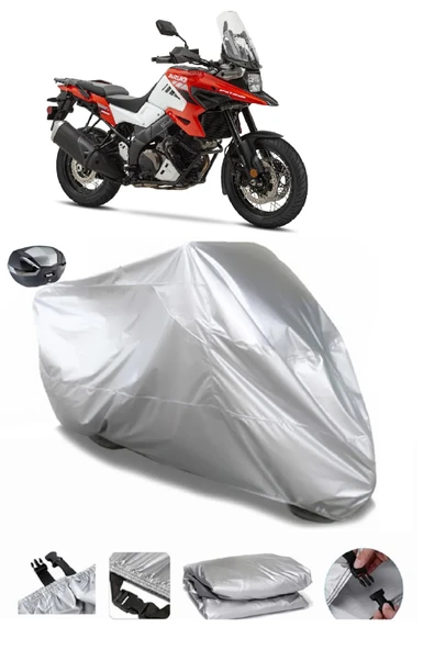 Suzuki V-Strom 1050 Su  Geçirmez Motosiket Brandası Arka Çanta Uyumlu ürün görseli 1