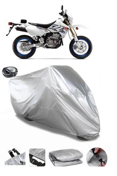Suzuki DRZ400 SM Su  Geçirmez Motosiket Brandası Arka Çanta Uyumlu
