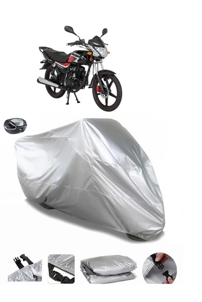 Mondial 125 Superboy i Su  Geçirmez Motosiket Brandası Arka Çanta Uyumlu