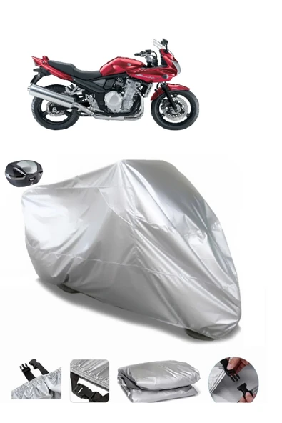 Suzuki GSF 650 Bandit S Su  Geçirmez Motosiket Brandası Arka Çanta Uyumlu