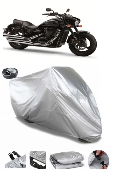 Suzuki VZ 800 Intruder M800 Su  Geçirmez Motosiket Brandası Arka Çanta Uyumlu