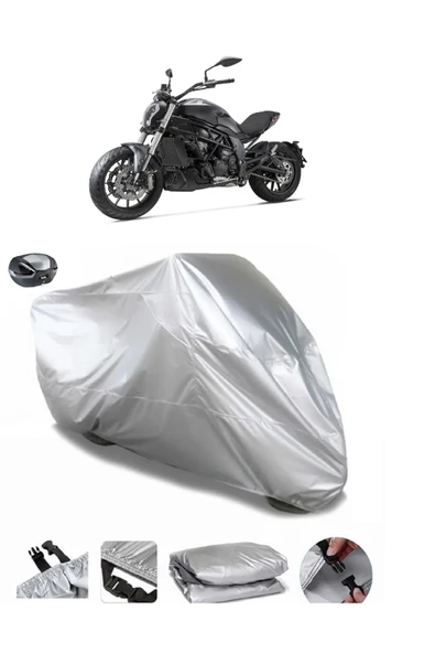 Benelli 502-C Su  Geçirmez Motosiket Brandası Arka Çanta Uyumlu ürün görseli 1