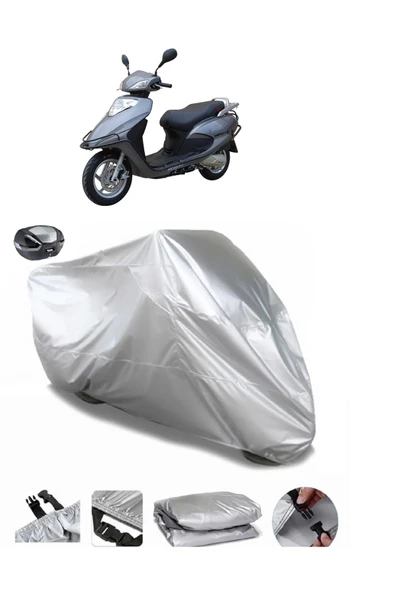 Apachi Nova 125 Su  Geçirmez Motosiket Brandası Arka Çanta Uyumlu ürün görseli 1