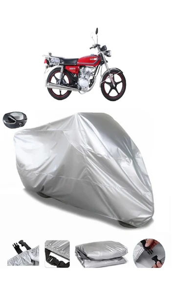 Kuba CG 100/KM125-6 Su  Geçirmez Motosiket Brandası Arka Çanta Uyumlu ürün görseli 1