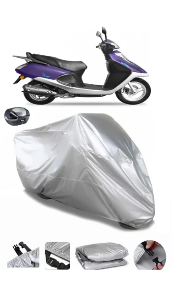 Yuki TK50Q3 Picasso 50 Su  Geçirmez Motosiket Brandası Arka Çanta Uyumlu ürün görseli 1