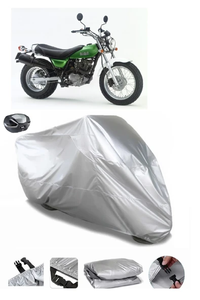 Suzuki VanVan 200 Su  Geçirmez Motosiket Brandası Arka Çanta Uyumlu
