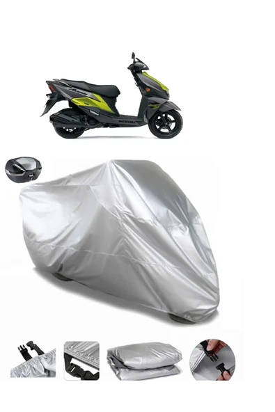 Suzuki Avenis 125 Su  Geçirmez Motosiket Brandası Arka Çanta Uyumlu ürün görseli 1