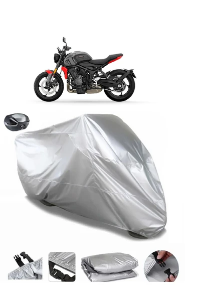 Triumph Trident 660 Su  Geçirmez Motosiket Brandası Arka Çanta Uyumlu
