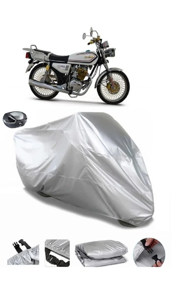 Kuba Çita 125R Max Gold Su  Geçirmez Motosiket Brandası Arka Çanta Uyumlu
