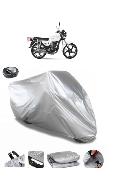 Yuki YK125-15 Su  Geçirmez Motosiket Brandası Arka Çanta Uyumlu ürün görseli 1