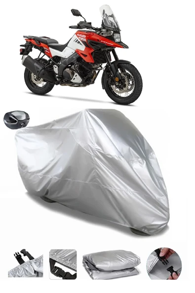 Suzuki V-Strom 1050 DE Su  Geçirmez Motosiket Brandası Arka Çanta Uyumlu
