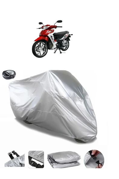 Mondial 125 SFS Su  Geçirmez Motosiket Brandası Arka Çanta Uyumlu ürün görseli 1