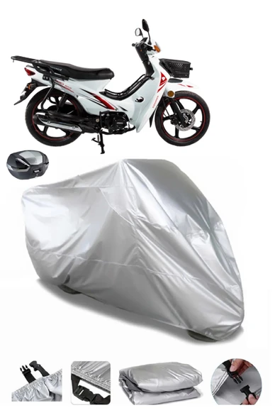 Arora AR 50-50 Kasırga Su  Geçirmez Motosiket Brandası Arka Çanta Uyumlu ürün görseli 1