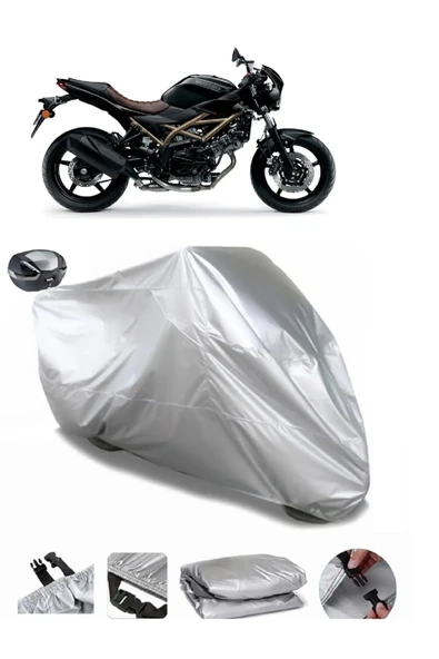 Suzuki SV650X Su  Geçirmez Motosiket Brandası Arka Çanta Uyumlu ürün görseli 1