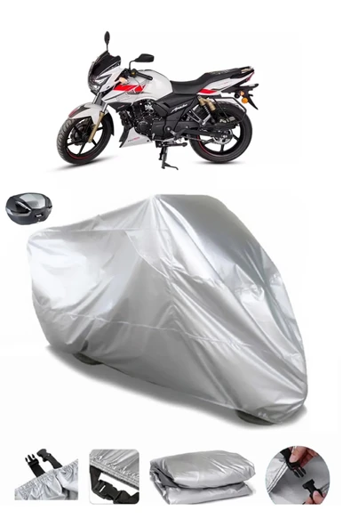 TVS Apache RTR 180 Su  Geçirmez Motosiket Brandası Arka Çanta Uyumlu ürün görseli 1