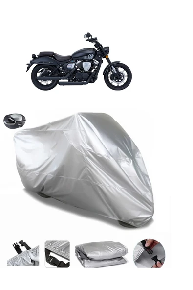 Mondial 250 Nevada Su  Geçirmez Motosiket Brandası Arka Çanta Uyumlu ürün görseli 1