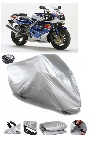 Suzuki GSX-R 750 Srad Su  Geçirmez Motosiket Brandası Arka Çanta Uyumlu ürün görseli 1