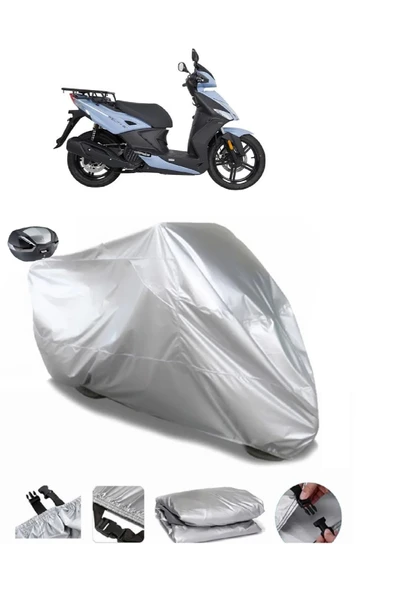 Kymco Agility Delivery 125i Su  Geçirmez Motosiket Brandası Arka Çanta Uyumlu ürün görseli 1