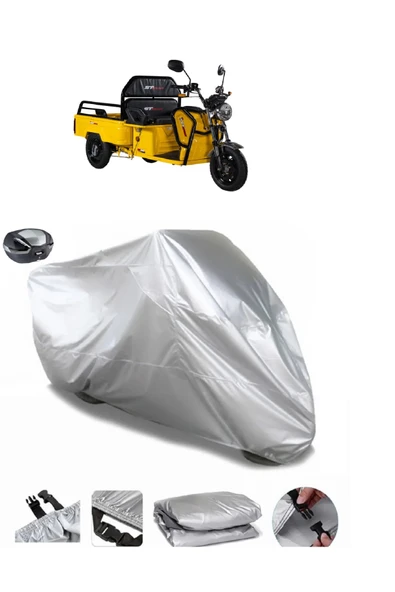 Stmax GF 200Su  Geçirmez Motosiket Brandası Arka Çanta Uyumlu