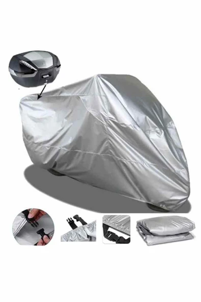 Sym Symphony ST 200i ABS Su  Geçirmez Motosiket Brandası Arka Çanta Uyumlu - 3