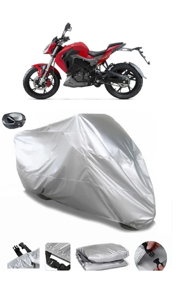 Rks 125-S Su  Geçirmez Motosiket Brandası Arka Çanta Uyumlu