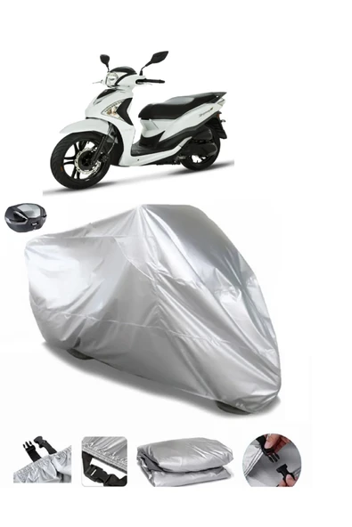 Sym Symphony ST 200i ABS Su  Geçirmez Motosiket Brandası Arka Çanta Uyumlu - 1