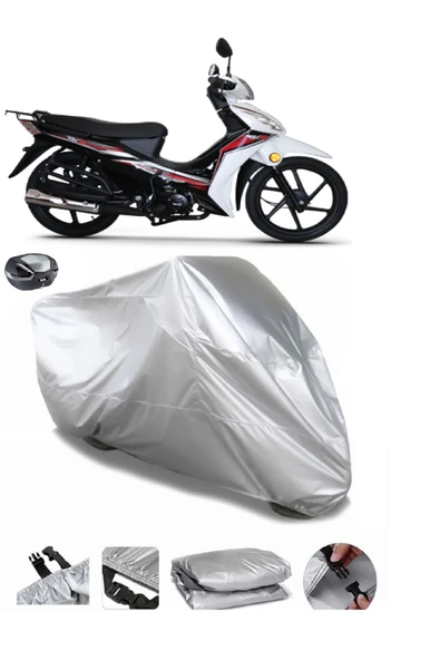 Rks Rodos 100 Su  Geçirmez Motosiket Brandası Arka Çanta Uyumlu ürün görseli 1