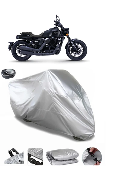 Rks K-Light 202 Su  Geçirmez Motosiket Brandası Arka Çanta Uyumlu