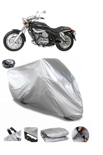 Kymco Venox 250 Su  Geçirmez Motosiket Brandası Arka Çanta Uyumlu ürün görseli 1