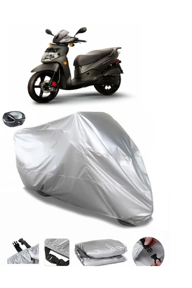 Sym H 200i EVO Su  Geçirmez Motosiket Brandası Arka Çanta Uyumlu