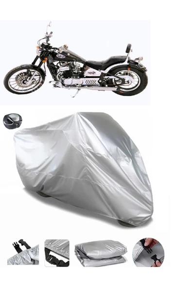 Asya Ghost 350 Su  Geçirmez Motosiket Brandası Arka Çanta Uyumlu ürün görseli 1