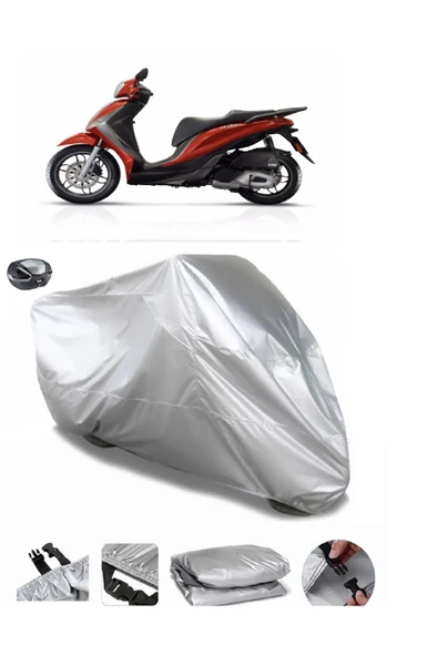 Piaggio Medley 150 Su  Geçirmez Motosiket Brandası Arka Çanta Uyumlu