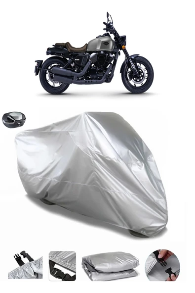 Rks Cruiser 250 Su  Geçirmez Motosiket Brandası Arka Çanta Uyumlu