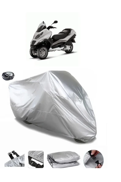 Piaggio MP3 250 Su  Geçirmez Motosiket Brandası Arka Çanta Uyumlu ürün görseli 1