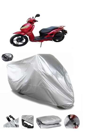 Kanuni Merlin S Su  Geçirmez Motosiket Brandası Arka Çanta Uyumlu ürün görseli 1