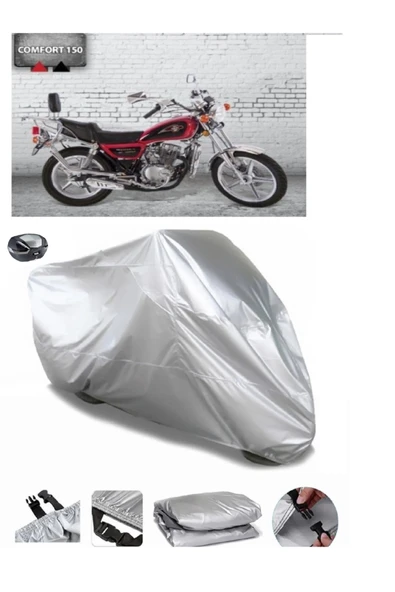 Falcon Comfort 150 Su  Geçirmez Motosiket Brandası Arka Çanta Uyumlu ürün görseli 1