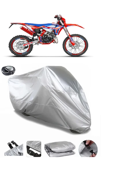 Beta RR 50 Enduro Racing Su  Geçirmez Motosiket Brandası Arka Çanta Uyumlu
