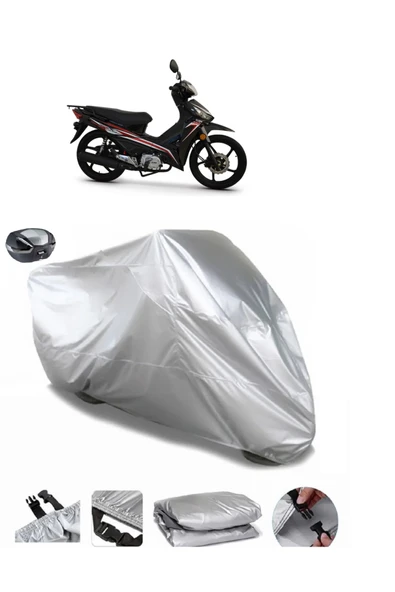 Kuba Reiz 50 Su  Geçirmez Motosiket Brandası Arka Çanta Uyumlu