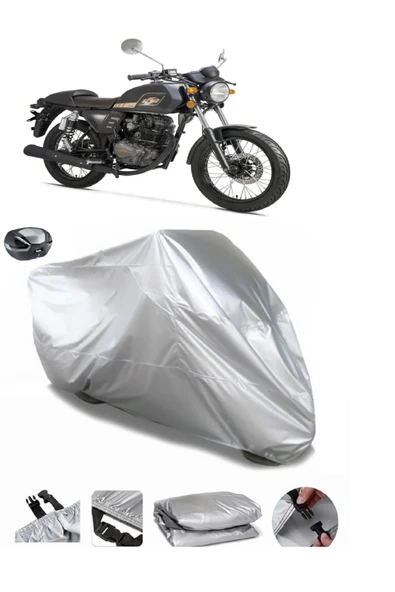 Rks Cafe 152 Su  Geçirmez Motosiket Brandası Arka Çanta Uyumlu