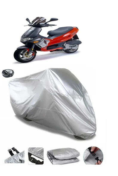 Piaggio Runner 180 Su  Geçirmez Motosiket Brandası Arka Çanta Uyumlu ürün görseli 1