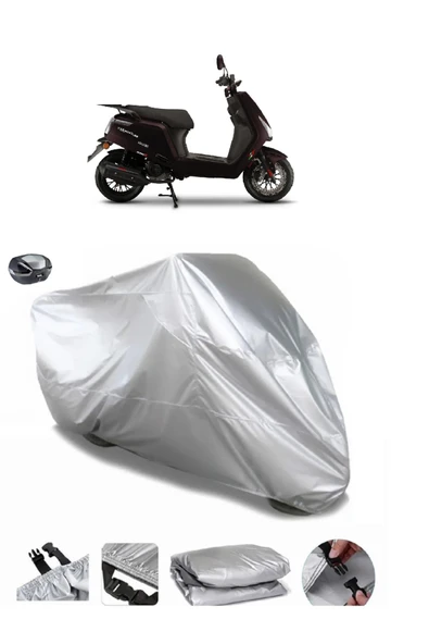 Falcon Techno 50 Su  Geçirmez Motosiket Brandası Arka Çanta Uyumlu