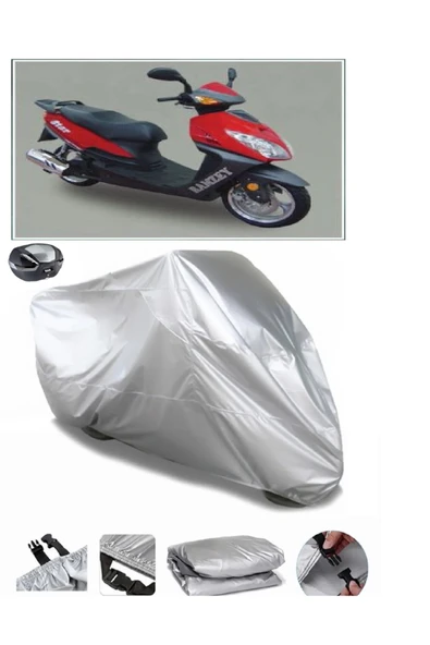 Ramzey Kalipso 125-8 Su  Geçirmez Motosiket Brandası Arka Çanta Uyumlu