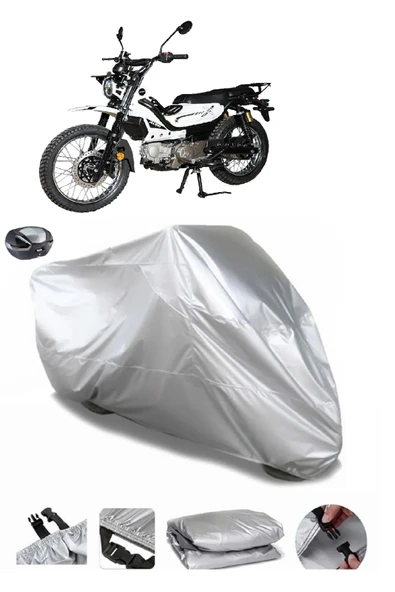 Altai Tank X125 Su  Geçirmez Motosiket Brandası Arka Çanta Uyumlu ürün görseli 1