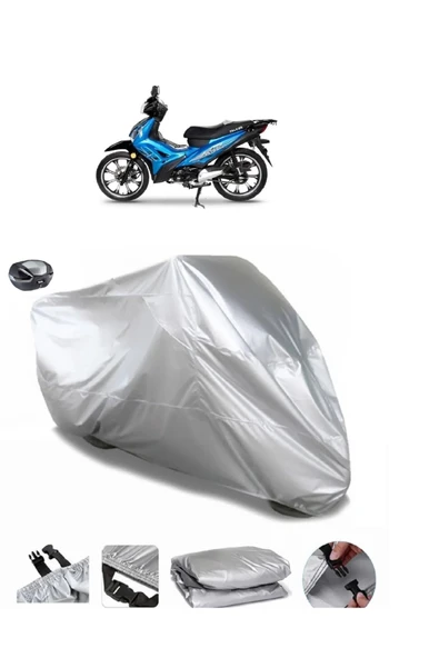 Falcon Master 50 Su  Geçirmez Motosiket Brandası Arka Çanta Uyumlu