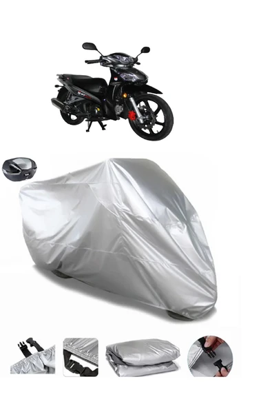 Stmax Mega 100 Su  Geçirmez Motosiket Brandası Arka Çanta Uyumlu ürün görseli 1