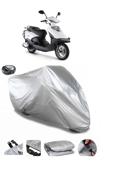 Kuba Valentino 50 Su  Geçirmez Motosiket Brandası Arka Çanta Uyumlu